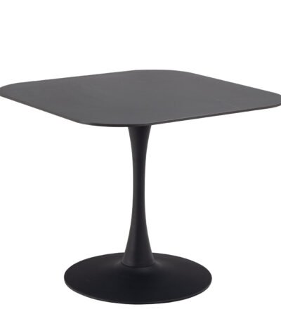 Malta Ceramic Square Dining Table Black