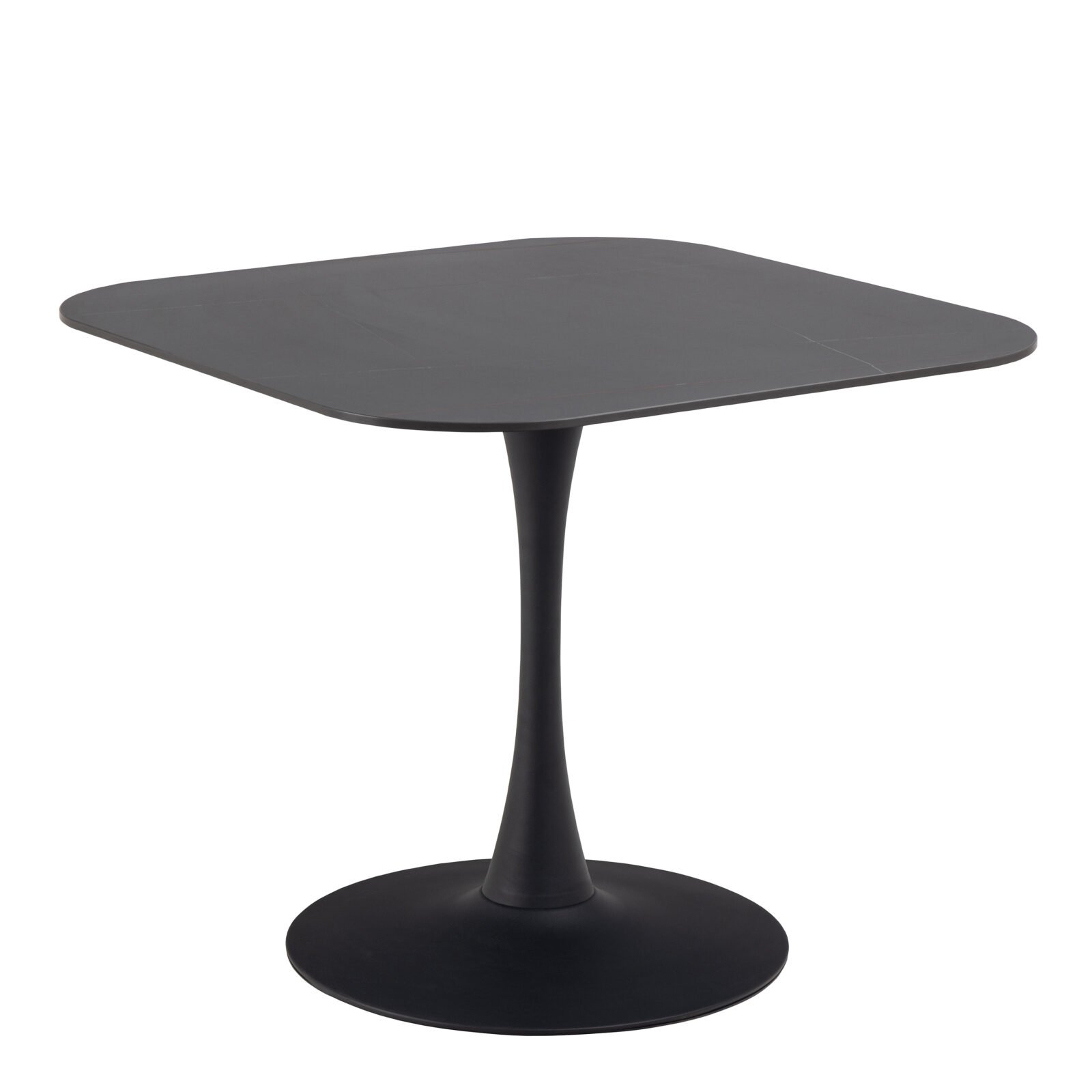Malta Ceramic Square Dining Table Black Malta Ceramic Square Dining Table Black