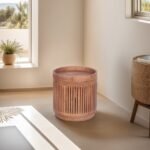 Mango Wood Side Table with Lid