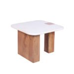 Marble Top Square Side Table