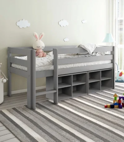 Mid Sleeper Shorty with Cube Units Grey