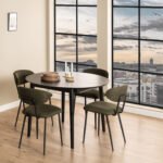 Montreux Round Extending Dining Table