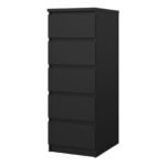 Naia Narrow Chest of 5 Drawers