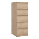 Naia Narrow Chest of 5 Drawers