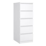 Naia Narrow Chest of 5 Drawers