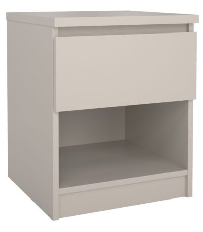 Naia Nightstand 1 Drawer Nightstand in Cashmere