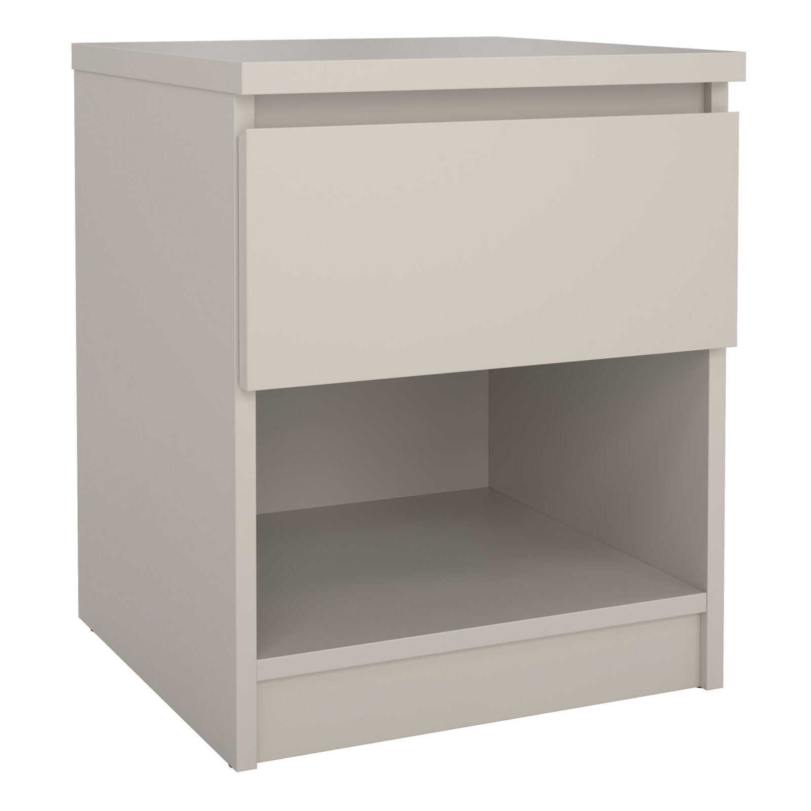 Naia Nightstand 1 Drawer Nightstand in Cashmere Naia Nightstand 1 Drawer Nightstand in Cashmere