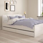 Naia Set of 2 Underbed Drawers (for Single or Double Beds) in White High Gloss