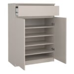 Naia Shoe cabinet with 2 Doors 1 Drawer in Cashmere