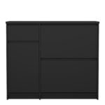 Naia Shoe Cabinet with 2 Flip Down Doors 1 Door and 1 Drawer