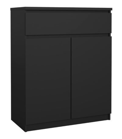 Naia Sideboard - 1 Drawer 2 Doors in Black Matt