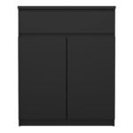 Naia Sideboard - 1 Drawer 2 Doors in Black Matt