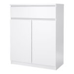 Naia Sideboard 1 Drawer 2 Doors in White High Gloss