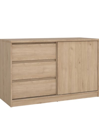 Naia Storage Unit with 1 Sliding Door and 3 Drawers
