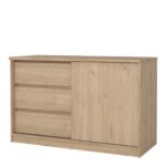 Naia Storage Unit with 1 Sliding Door and 3 Drawers