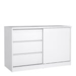 Naia Storage Unit with 1 Sliding Door and 3 Drawers