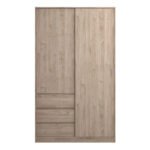 Naia Wardrobe with 1 Sliding Door 1 Door 3 Drawers