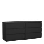Naia Wide Chest of 6 Drawers (3+3)
