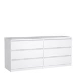Naia Wide Chest of 6 Drawers (3+3)