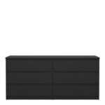 Naia Wide Chest of 6 Drawers (3+3)