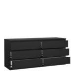 Naia Wide Chest of 6 Drawers (3+3)