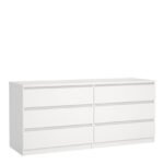 Naia Wide Chest of 6 Drawers (3+3)