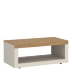 Naxxar Coffee Table in Cashmere and Stone Oak