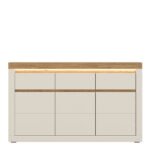 Naxxar Sideboard with 3 Doors and 3 Drawers in Cashmere and Stone Oak