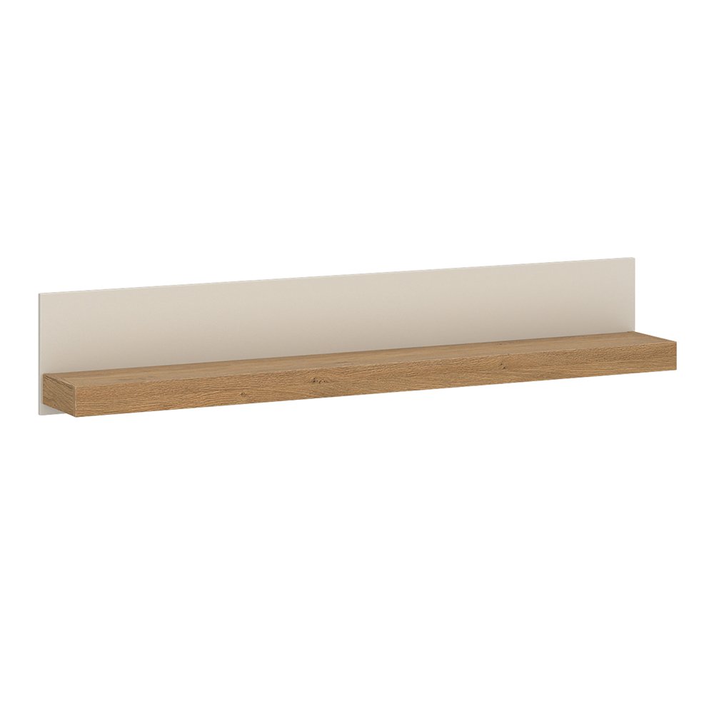 Naxxar Wall Shelf 154 cm in Cashmere and Stone Oak Naxxar Wall Shelf 154 cm in Cashmere and Stone Oak