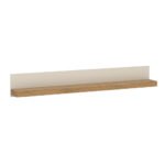 Naxxar Wall Shelf 194 cm in Cashmere and Stone Oak