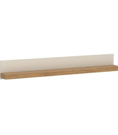 Naxxar Wall Shelf 194 cm in Cashmere and Stone Oak