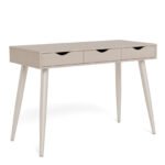 Neptun Office Desk with 3 Drawers in Grey