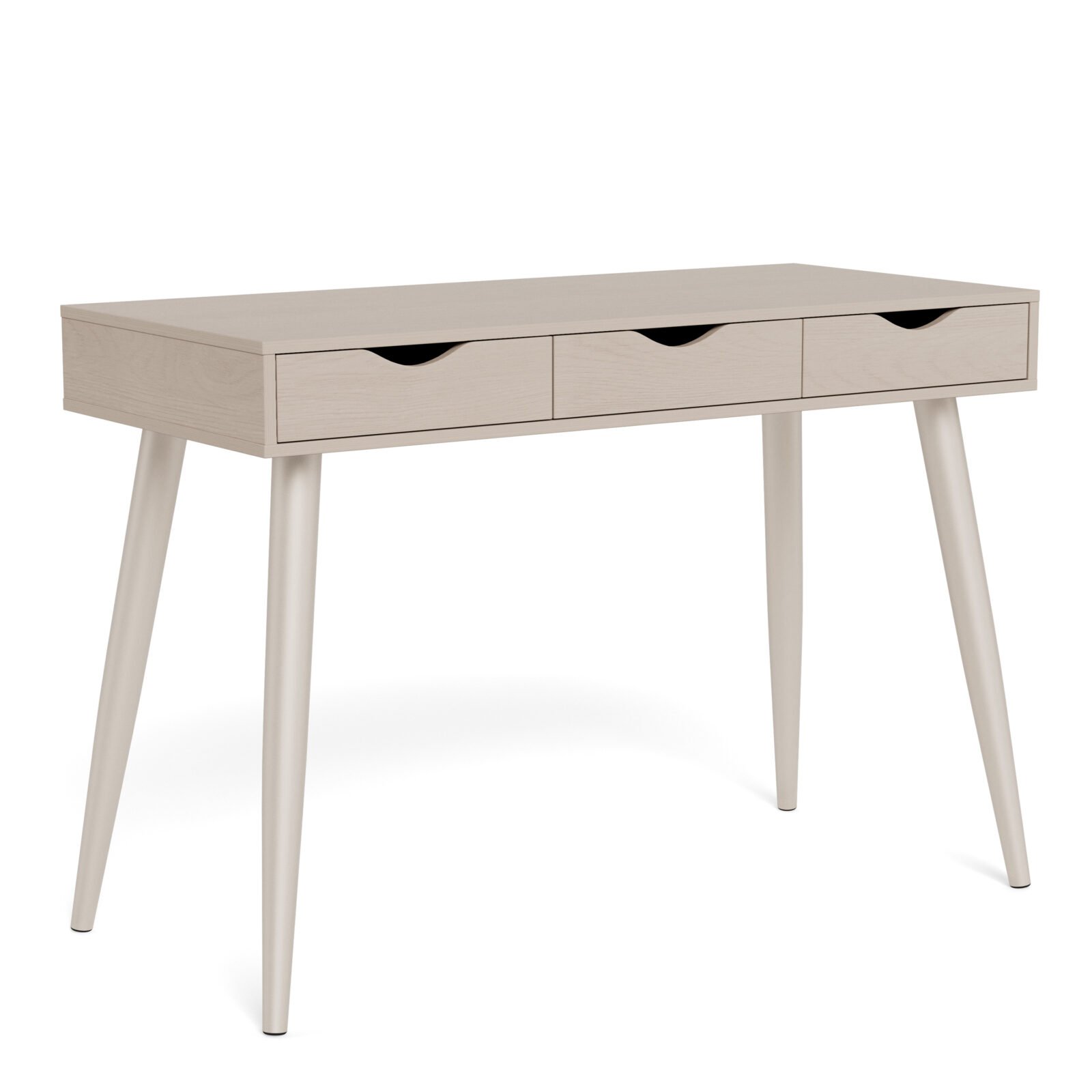 Neptun Office Desk with 3 Drawers in Grey Neptun Office Desk with 3 Drawers in Grey