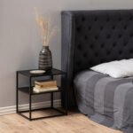 Newton Bedside Table in Black