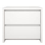 Next Nightstand 2 drawers White