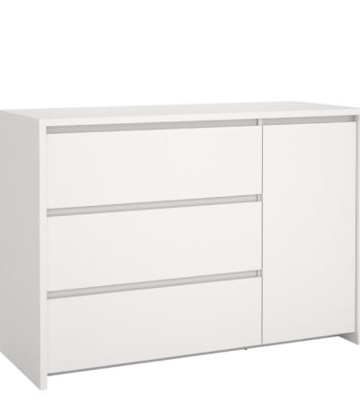Next Sideboard with 1 door and 3 drawers White