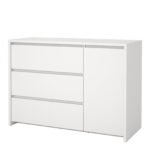 Next Sideboard with 1 door and 3 drawers White