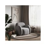 Nina Boucle Teddy Accent Chair - Image 2