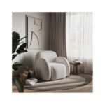 Nina Boucle Teddy Accent Chair - Image 4