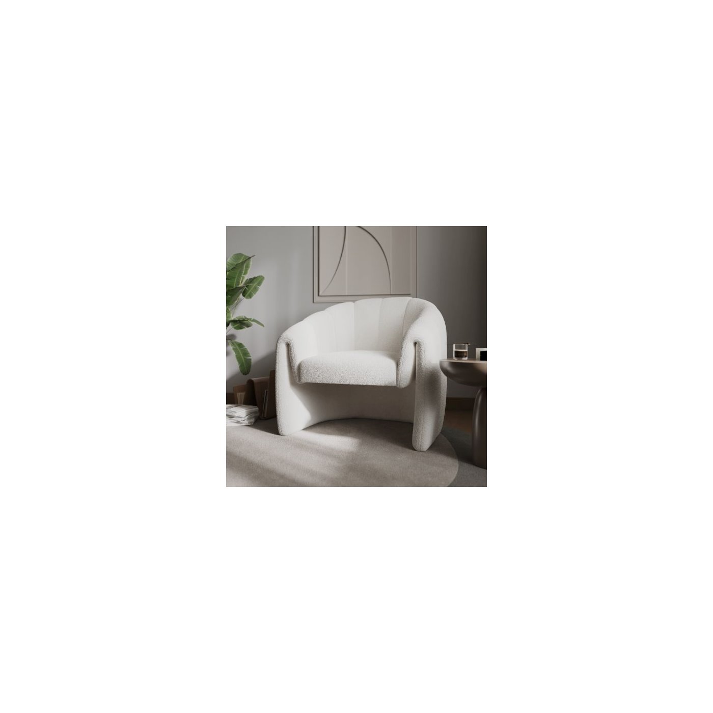 nolia-boucle-accent-chair-1 Nolia Boucle Accent Chair - Image 1