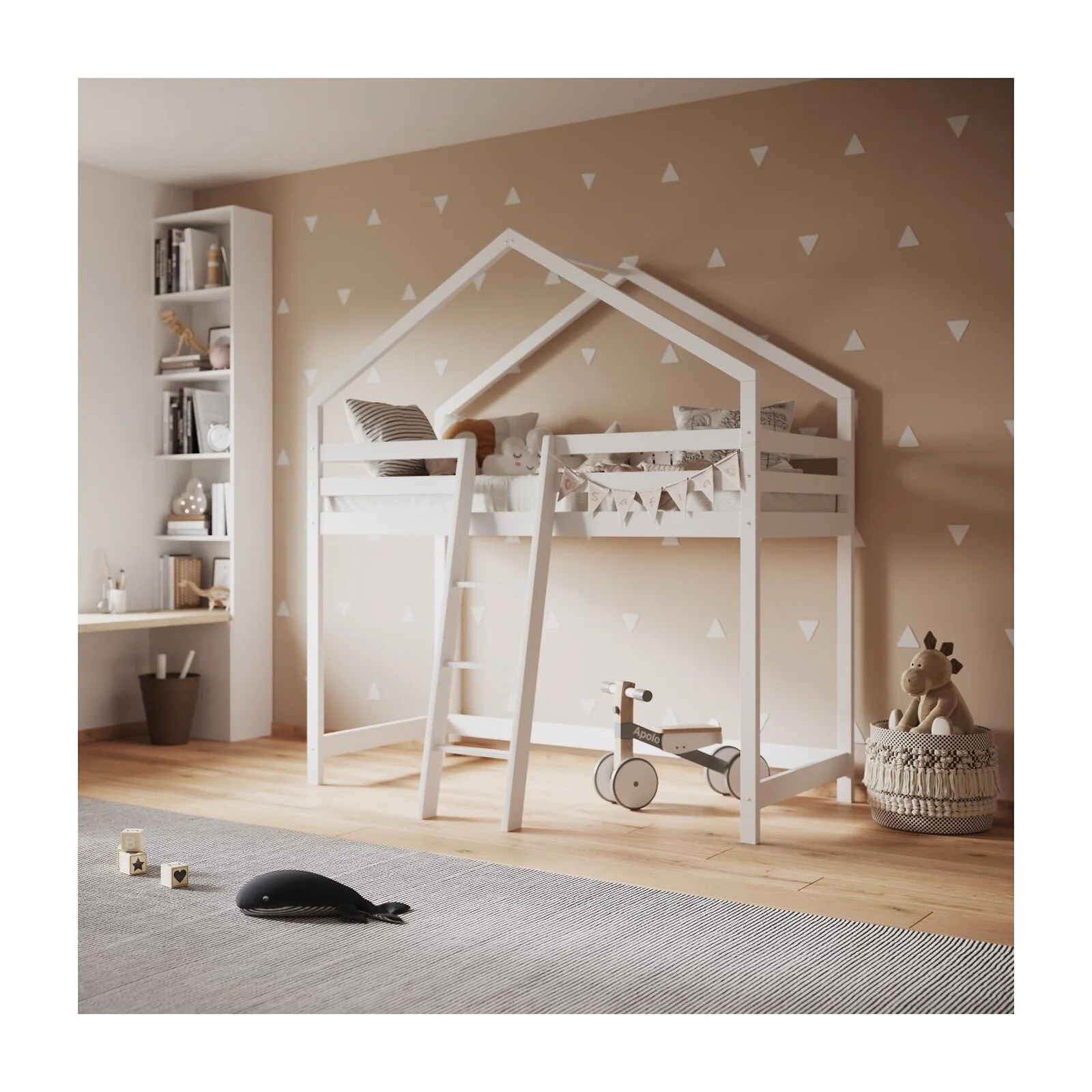 Nook House Midsleeper Grey Nook House Midsleeper Grey