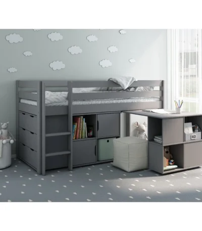 Nora Mid Sleeper Full Set Grey
