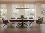 Onyx Ceramic 180-280cm Extending Dining Table - Image 7