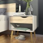Oslo 4 Piece Bedroom Set White & Oak