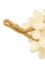 Pabay Large White Onyx Decorative 100 Grapes