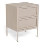 Palmdale Bedside Table with 2 Drawers