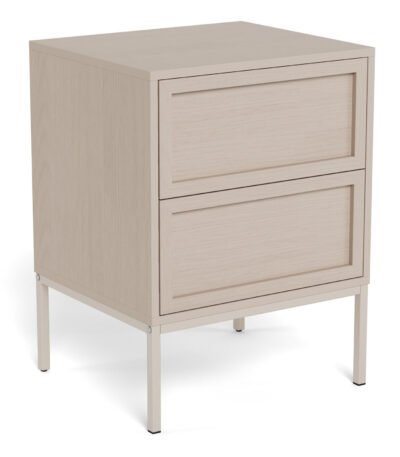 Palmdale Bedside Table with 2 Drawers