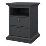 Paris Bedside 2 Drawers