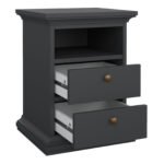 Paris Bedside 2 Drawers