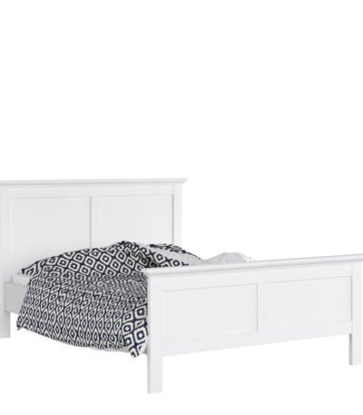 Paris Double Bed (140 x 200) in White